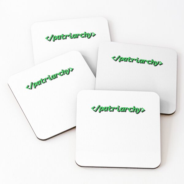 Item preview, End Patriarchy Coder Gamer Green Feminist designed and sold by sharedipmemes.