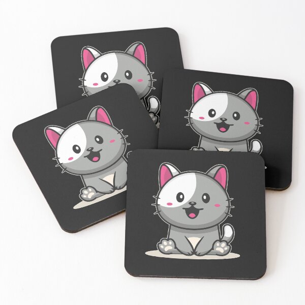 Item preview, Cute Cat Cartoon Design designed and sold by InkiverseCollective.