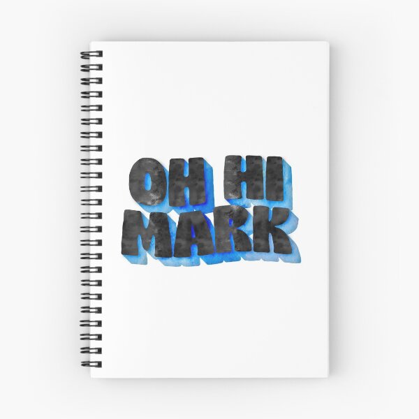 Item preview, Oh Hi Mark Blue Watercolor Movie Quote Meme Joke designed and sold by sharedipmemes.