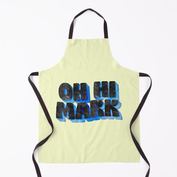 Item preview, Oh Hi Mark Blue Watercolor Movie Quote Meme Joke designed and sold by sharedipmemes.