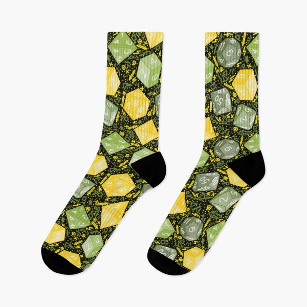 Item preview, Sage green & yellow dice but it’s a 90s arcade carpet  designed and sold by Freckles Fernicola.