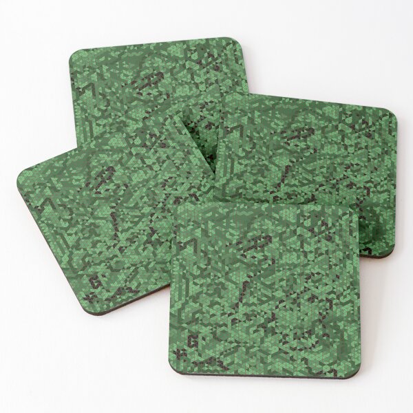 Item preview, Geometric Triangles | Green Variant designed and sold by ZMorrisDesigns.