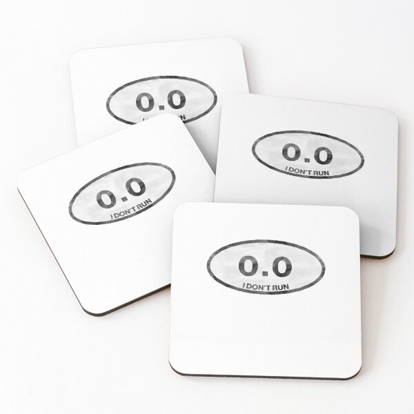 Item preview, 0 Miles Counter I Don't Run Lazy Joke Watercolor designed and sold by sharedipmemes.