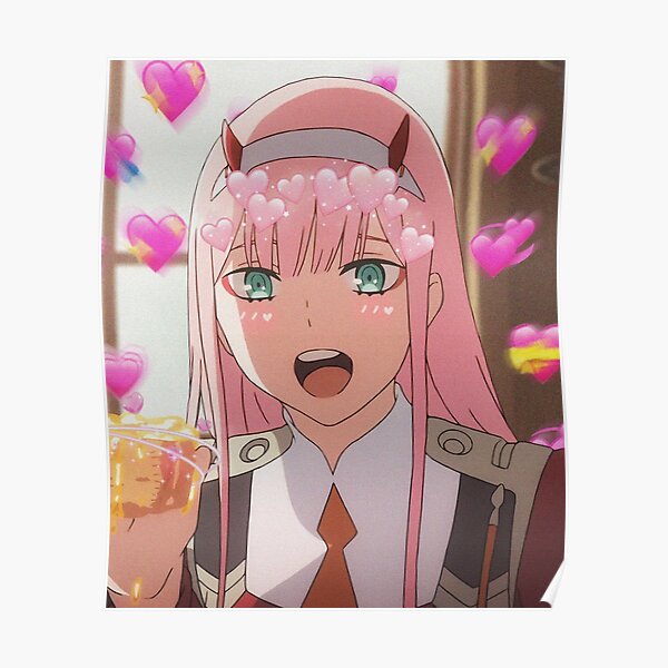 Zero Two Christmas Posters Redbubble