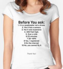 Drone Shirt Women's Fitted Scoop T-Shirt