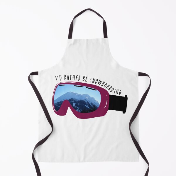 Item preview, I'd Rather Be Snowboarding Goggles (pink red) designed and sold by Johnston Creative.