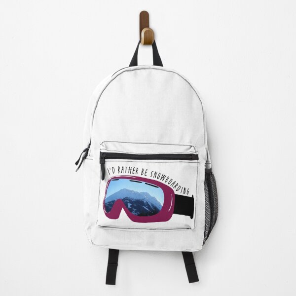 Item preview, I'd Rather Be Snowboarding Goggles (pink red) designed and sold by Johnston Creative.