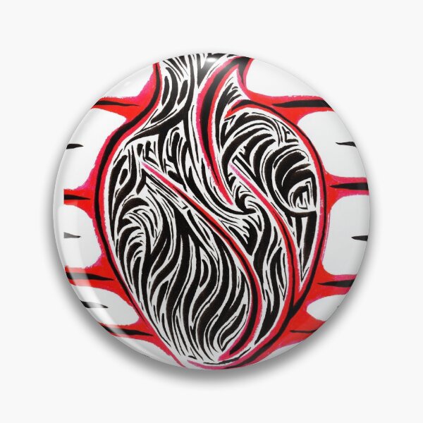 Item preview, Abstract Bloody Heart Design designed and sold by MathenaArt.