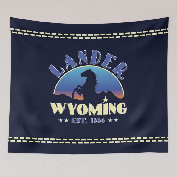 Item preview, Lander, Wyoming Wild Horse Gifts designed and sold by NoBonesLife.