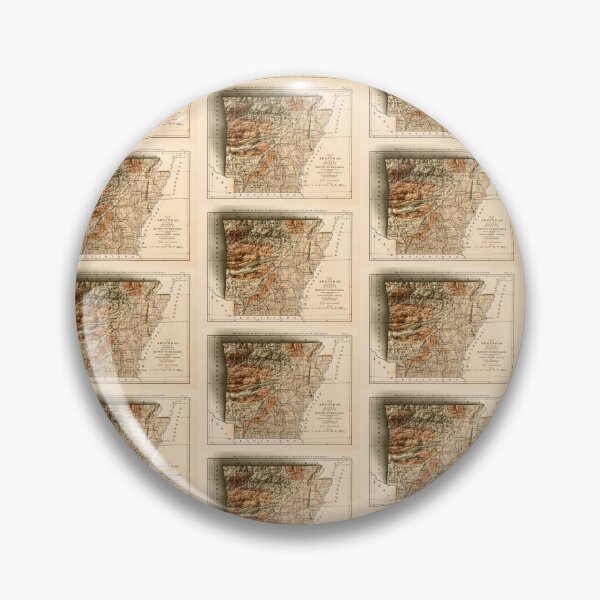Item preview, 1892 Relief Map of Arkansas 3D digitally-rendered designed and sold by ThinkAboutMaps.