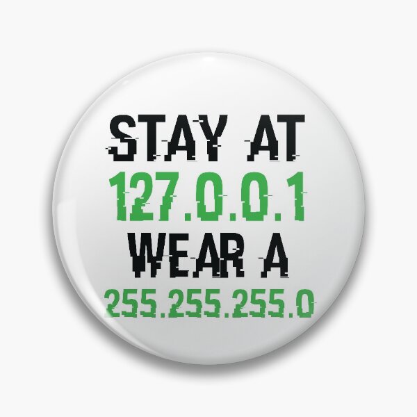 Item preview, stay at 127.0.0.1 wear a 255.255.255 designed and sold by CodingForTech.
