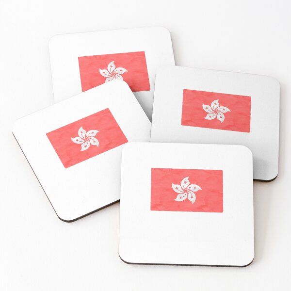 Item preview, Hong Kong Flag Travel Watercolor China designed and sold by sharedipmemes.
