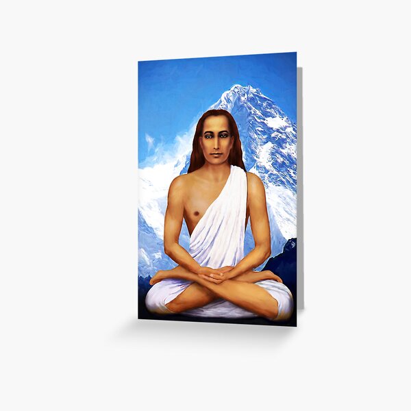 Item preview, Mahavatar Babaji In Lotus Posture In Himalayas designed and sold by heartsforlove.