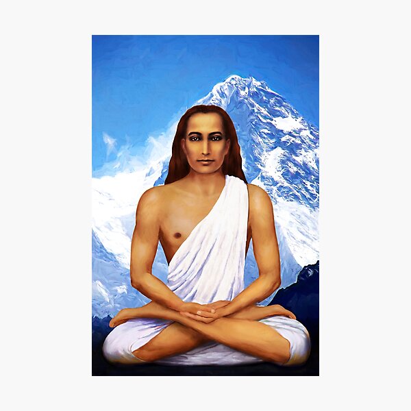 Item preview, Mahavatar Babaji In Lotus Posture In Himalayas designed and sold by heartsforlove.