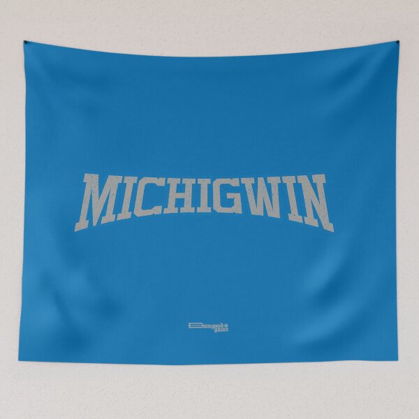 Item preview, MichigWIN "State Series" Lions Gray Graphic designed and sold by damgoodgame.