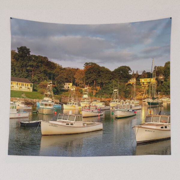 Item preview, Morning Light on the Perkins Cove Fleet designed and sold by Gerard Fornarotto.