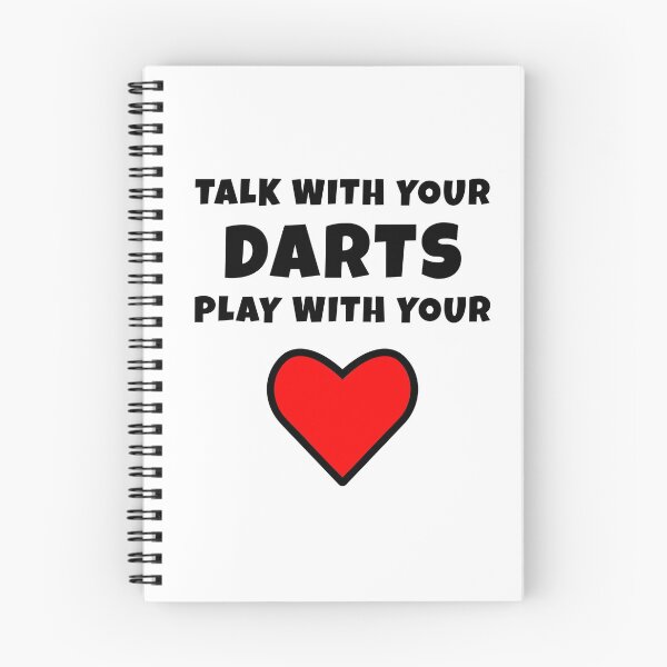 Item preview, Talk with your darts, play with your heart designed and sold by TheGreenGoat.