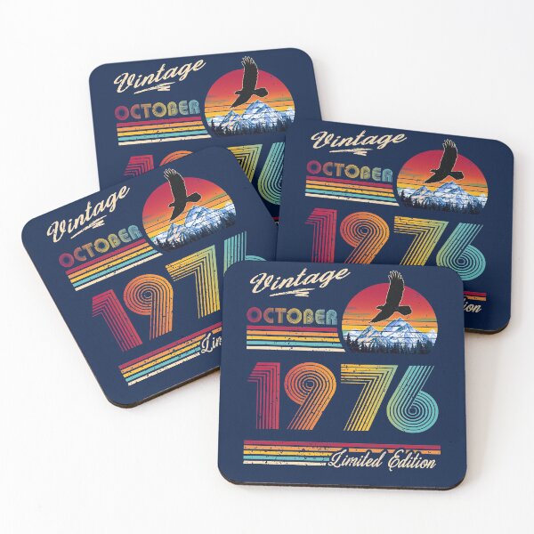 Item preview, October 1976 Birthday designed and sold by GreenSplash.