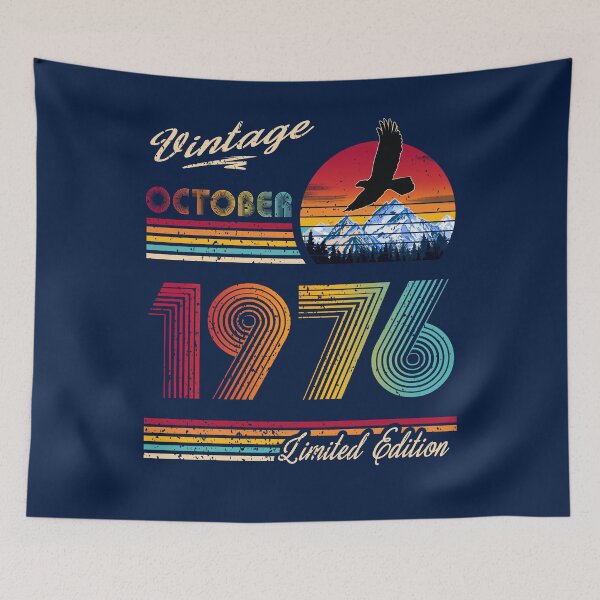 Item preview, October 1976 Birthday designed and sold by GreenSplash.