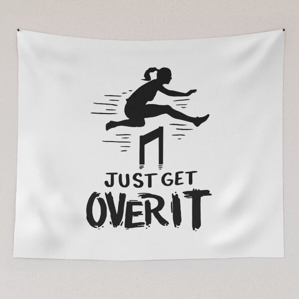 Item preview, Track and Field -  Just Get Over It designed and sold by Britta75.