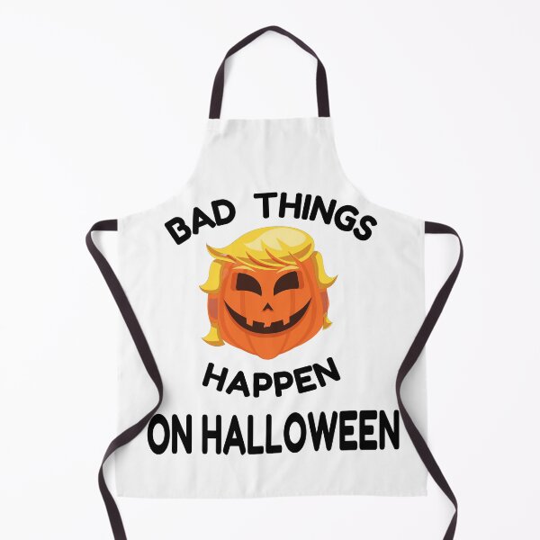 Item preview, Bad Things Happen on Halloween: Funny Trumpkin gift for your friends and family designed and sold by thegiftedadult.