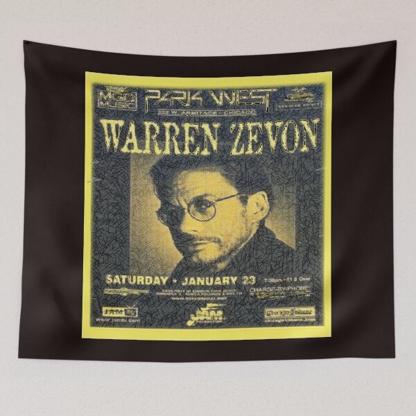 Item preview, Warren Zevon Vintage Concert Poster  designed and sold by robinhoodcomic.