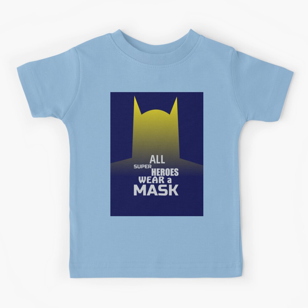 Bane Mask Batman Superhero Kids T-Shirt