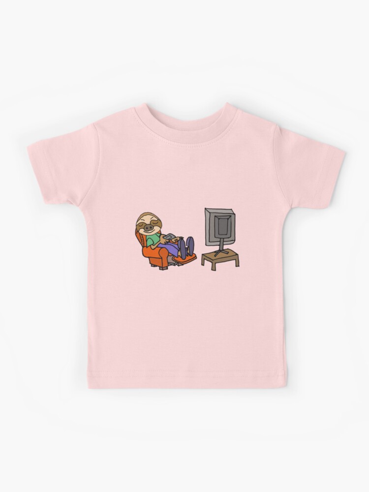 Free Roblox T-shirt Pink dinosaur pajama's