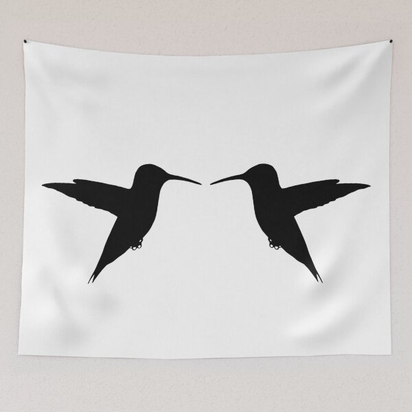 Item preview, Dos colibríes negros designed and sold by Sengflo.
