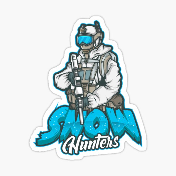 snow hunter Sticker