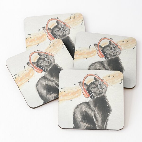 Item preview, Music Kitty  designed and sold by jennaleecalvin.