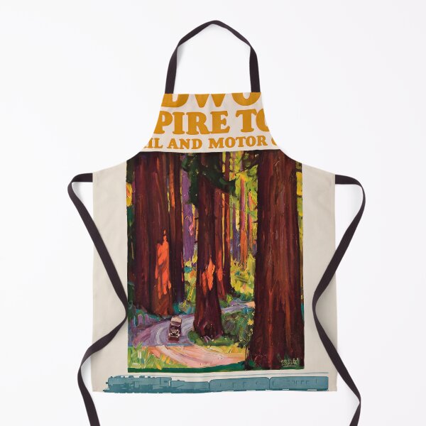 Item preview, Redwood Empire retro poster designed and sold by CorasPosters.
