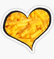 Mac N Cheese Heart Sticker