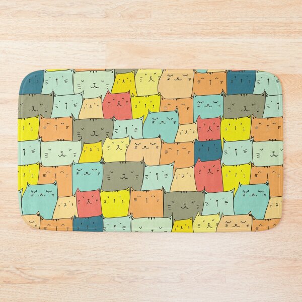 Item preview, colorful cute cats pack designed and sold by Peaceful Life Co.