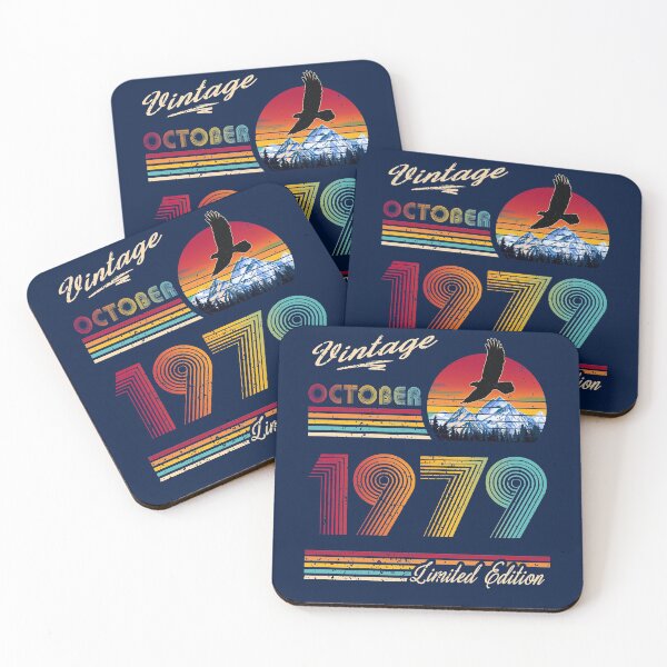 Item preview, October 1979 Birthday designed and sold by GreenSplash.