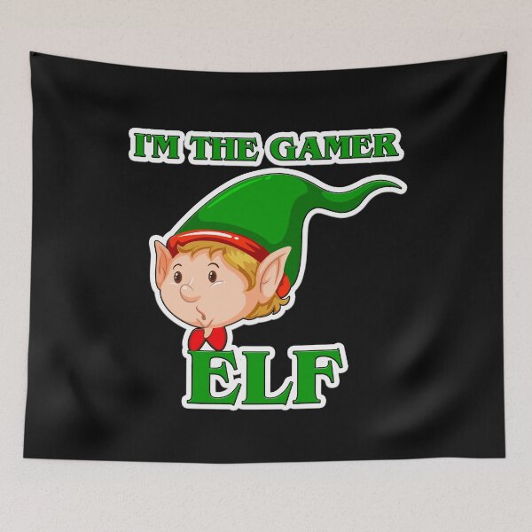 Item preview, I'm The Gamer Elf Funny Christmas  designed and sold by letsgoh.