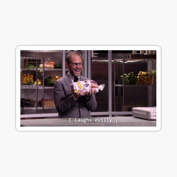 Alton Brown Sticker for Sale by metanoiias