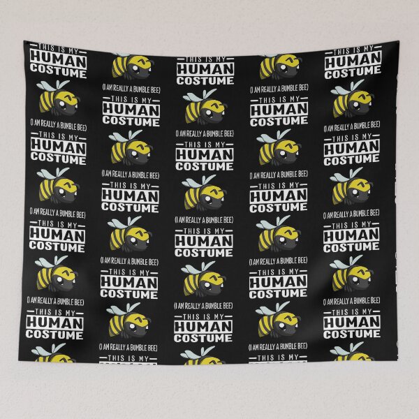 Item preview, This Is My Human Costume I'm Really A Bumble Bee Funny Halloween designed and sold by fatamyfan1.