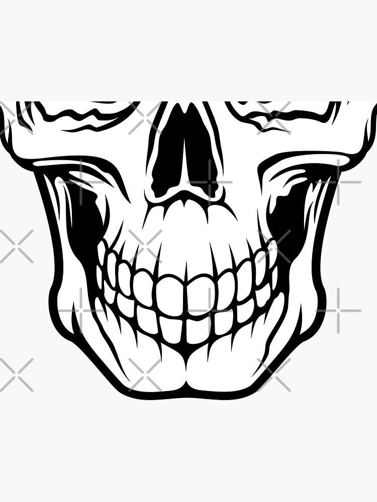 halloween-mask-skeleton-mask-sticker-for-sale-by-saldesign433