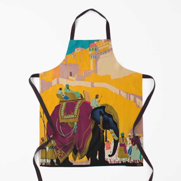 Item preview, See India retro poster designed and sold by CorasPosters.