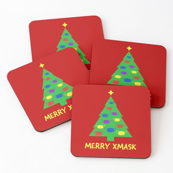 Item preview, Merry Xmask - Xmas Tree Decorated With Masks designed and sold by StudioTina.