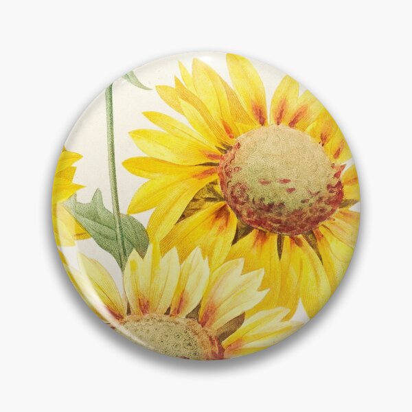 Item preview, Blanket Flowers Yellow Floral Botanical Illustration designed and sold by sky stephens.