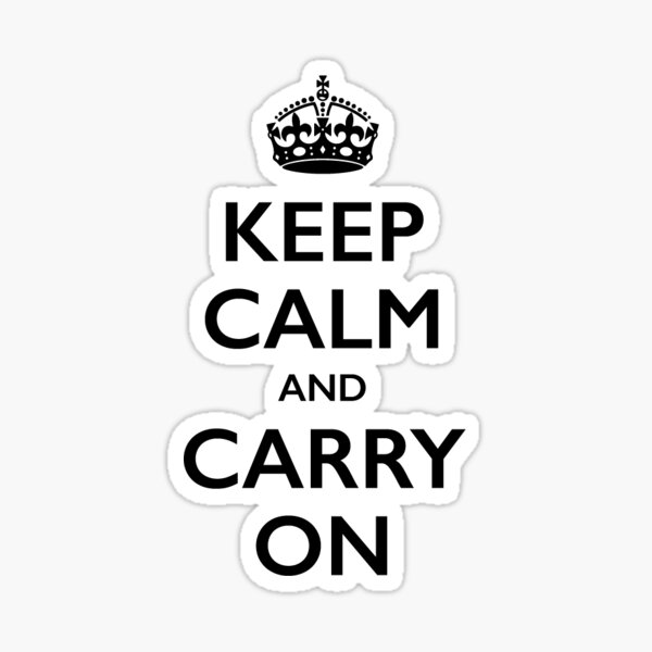 Item preview, Keep Calm And Carry On designed and sold by annafama.