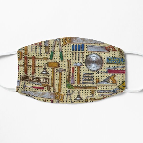 Mr. Fix It Handyman Tools Workshop Flat Mask