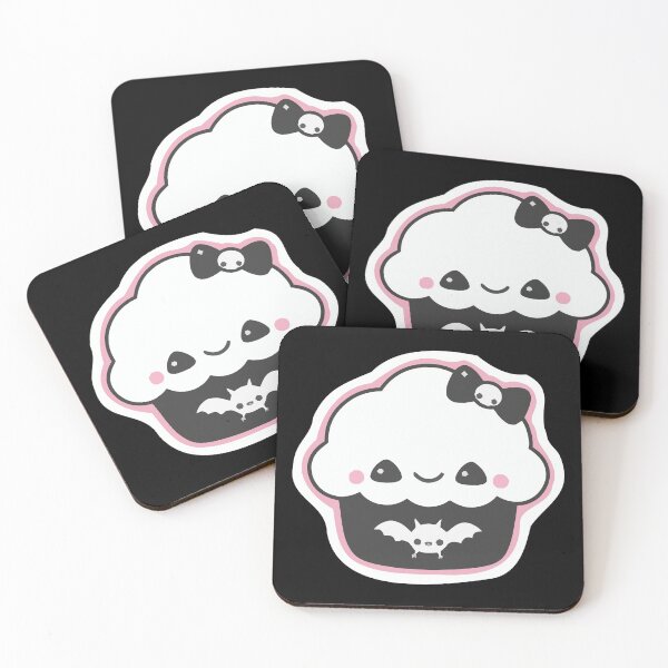 Item preview, Kawaii Bat Cake Vinyl Halloween  designed and sold by OdmiDesign.