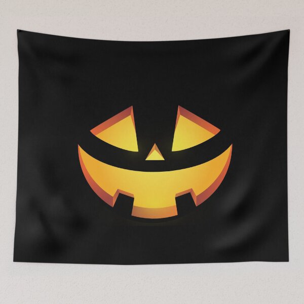 Item preview, Pumpkin Face Halloween Jack-o-lantern Face designed and sold by Halloweenishere.
