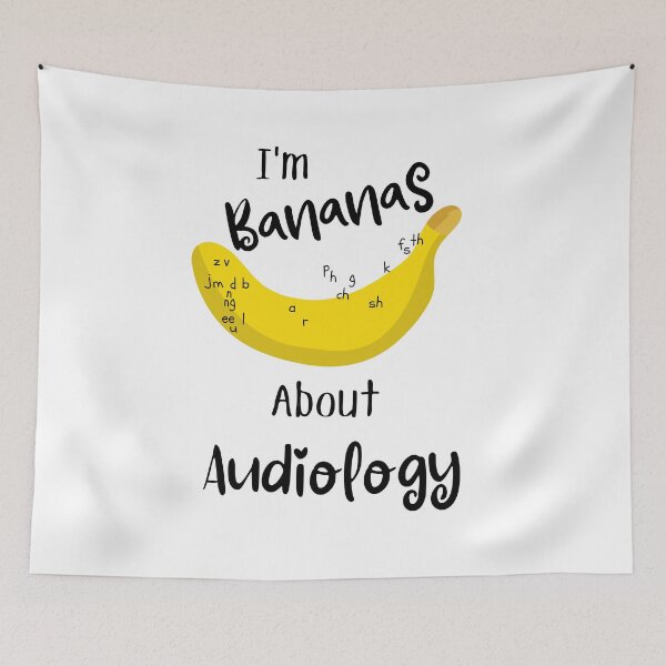 Item preview, I'm Bananas About Audiology designed and sold by Bookaddicts.