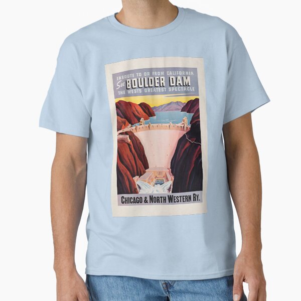 Item preview, Boulder Dam retro poster designed and sold by CorasPosters.