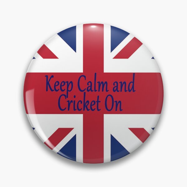 Item preview, Keep Calm and Cricket On, English Cricket designed and sold by Healthy-Sarcasm.