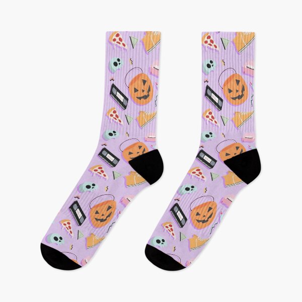 Item preview, 90s Halloween Pumpkin Childhood Print designed and sold by Lucy Ortiz Studio.